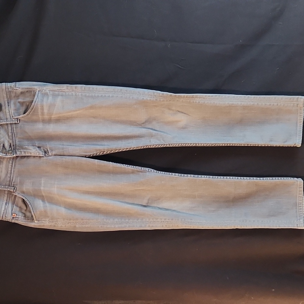 Hudson brand size 32 straight leg indigo gray/blue jeans